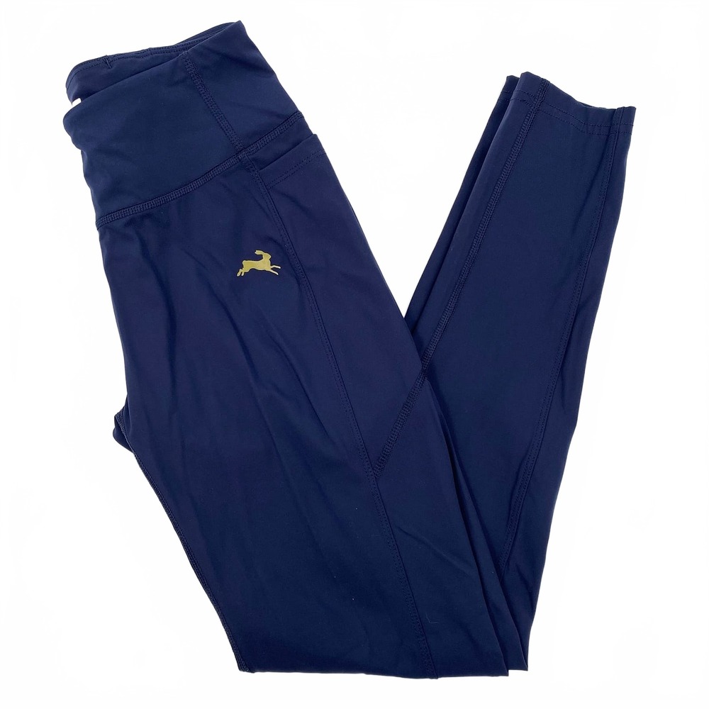 Tracksmith Navy Blue Leggings | XS Regular Nylon-Polyester-Spandex
